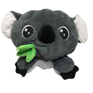 Hug Me Soft Huggable Lovable Gray & Lt. Gray Flip-Me Reversible 14'' Koala Plush